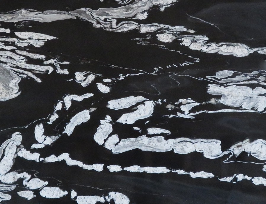 Plage, plage de copacaba brésil, quartzite noire et blanche, livraison région parisienne.