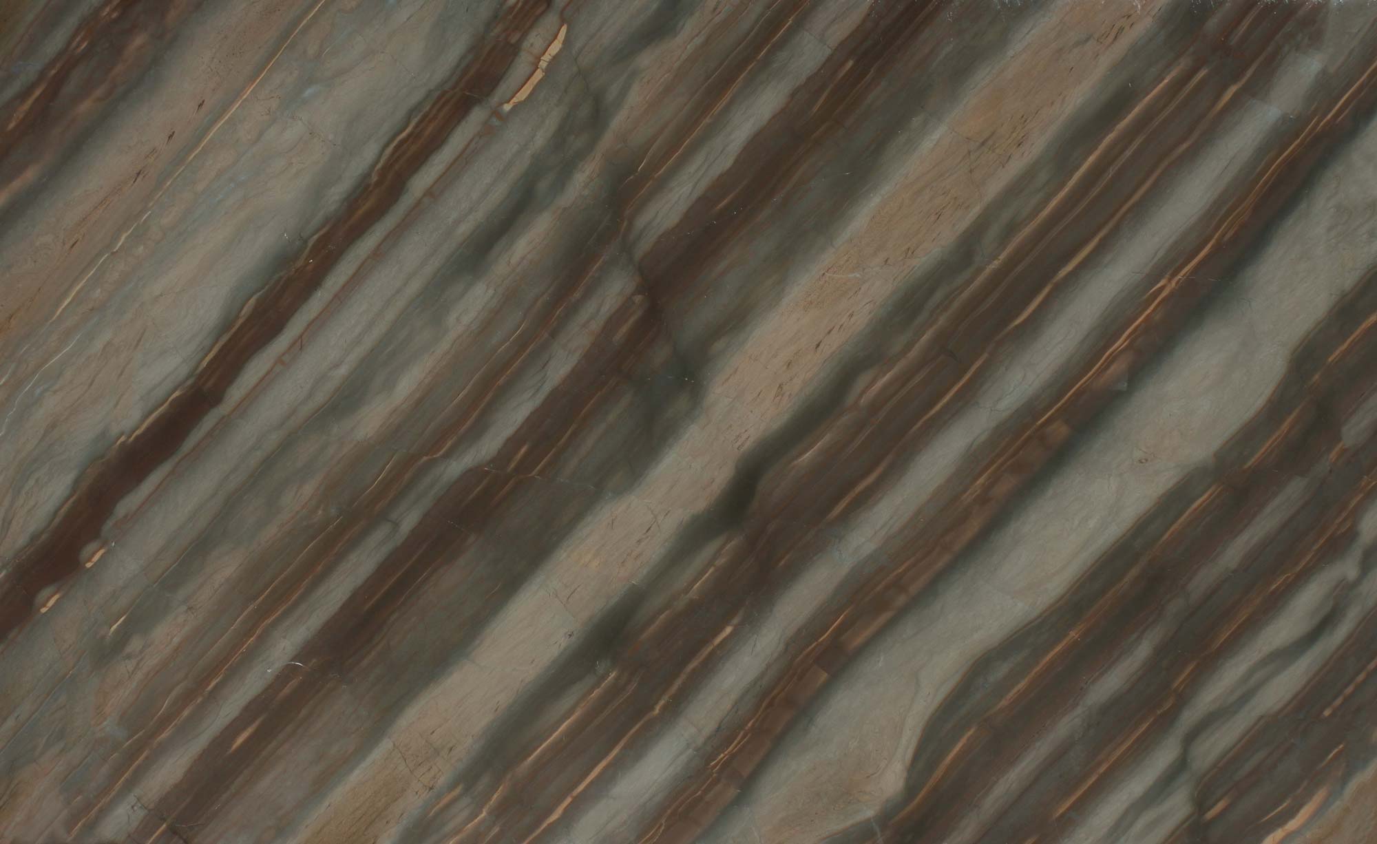 Tranche de QUARTZITE ELEGANT BROWN POLI finition Poli