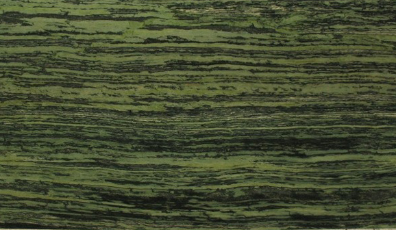 Tranche de QUARTZITE VERT BAMBOU POLI finition Poli