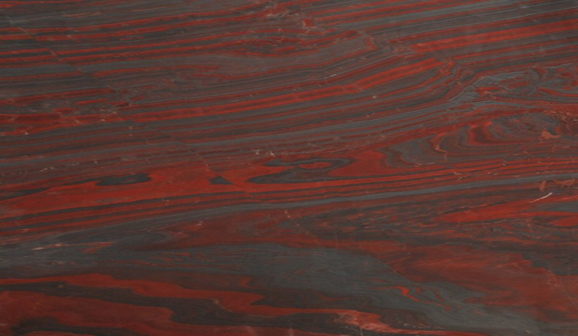 Tranche de GRANIT IRON RED POLI finition Poli