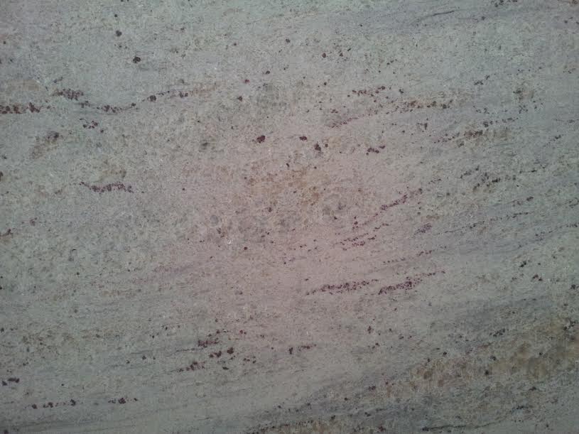 Tranche de GRANIT RIVER WHITE POLI finition Poli
