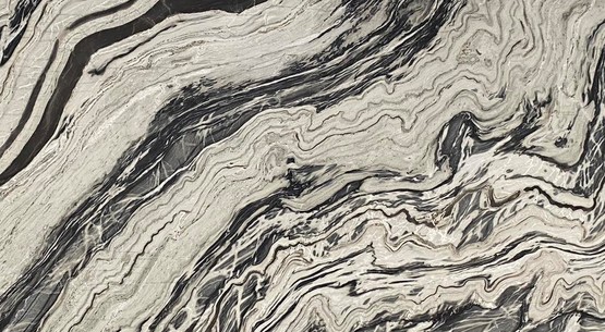 Tranche de MARBRE SILVER STREAM POLI finition Poli