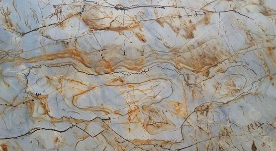 Tranche de QUARTZITE BLUE ROMA POLI finition Poli
