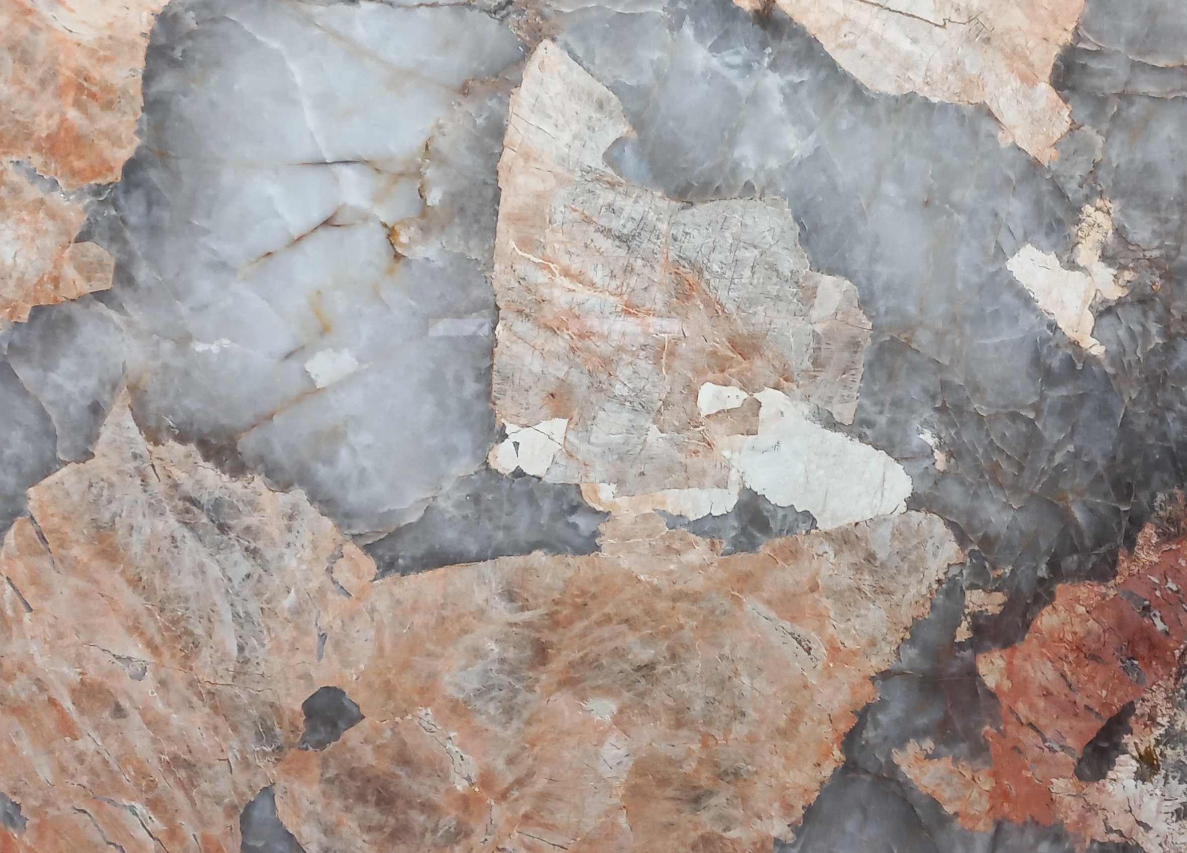 Tranche de QUARTZITE PATAGONIA PINK POLI finition Poli