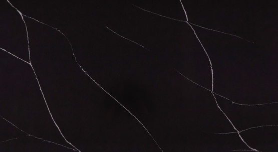 Tranche de COMPOSITE QUARTZ  DIRESCO NOBLESSE BLACK POLI JUMBO finition Poli