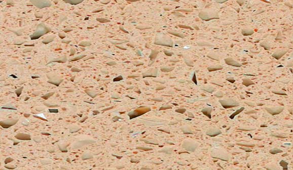 Tranche de COMPOSITE QUARTZ TECHNISTONE STARLIGHT DESERT POLI finition Poli