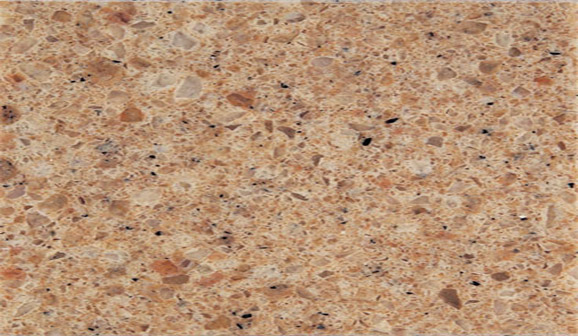 Tranche de COMPOSITE QUARTZ TECHNISTONE CRYSTAL BERYL POLI finition Poli