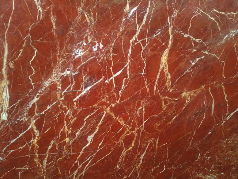 Tranche de MARBRE RED JASPER POLI finition Poli