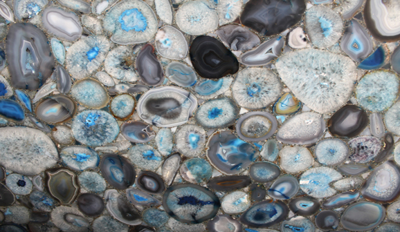 AGATE BLEUE