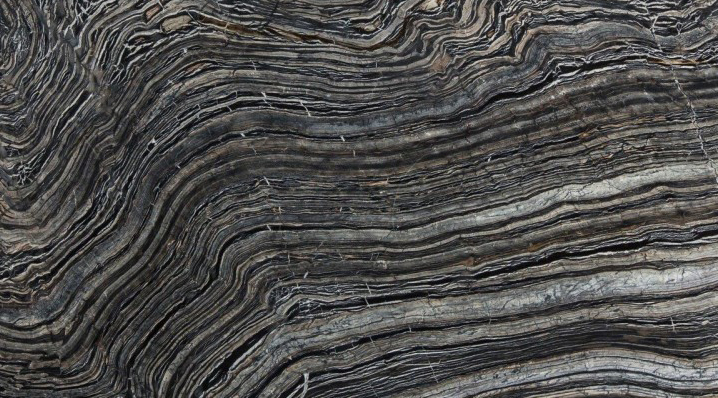 Tranche de MARBRE SILVER WAVE POLI finition Poli