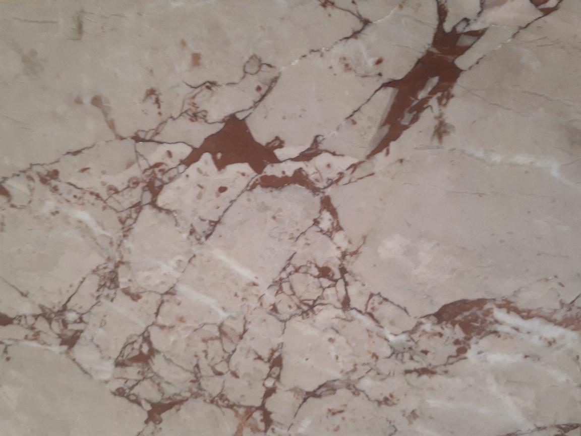 Tranche de MARBRE BRECCIA ROSE POLI finition Poli