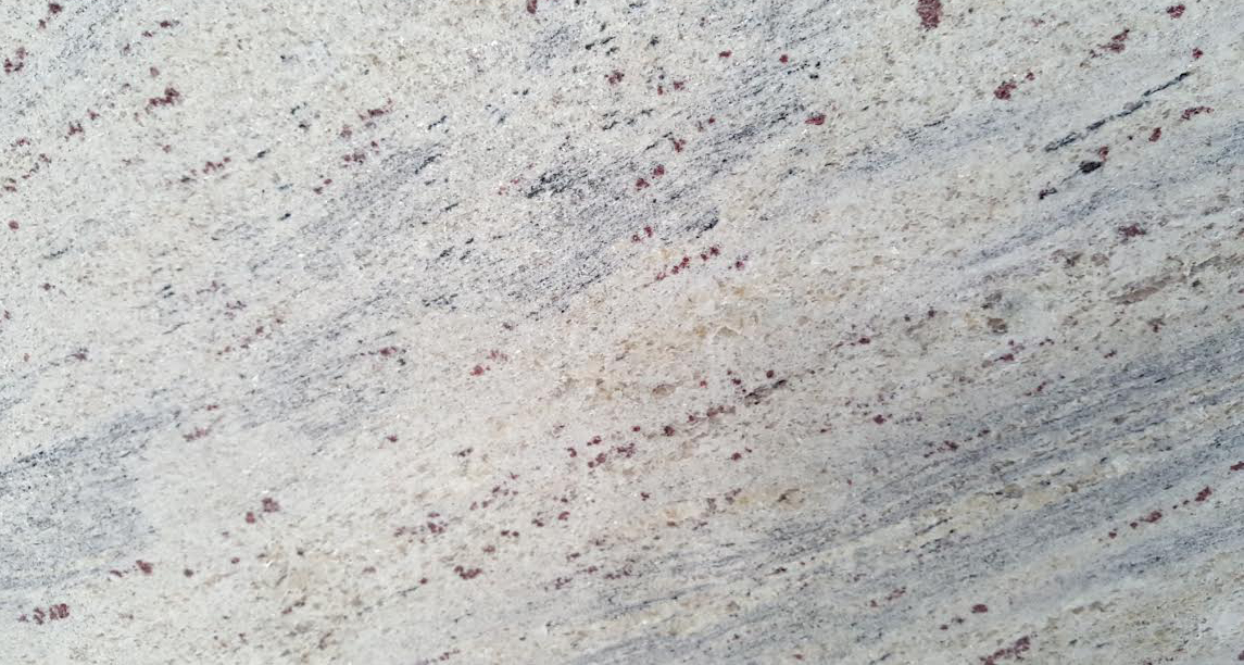 Tranche de GRANIT CACHEMIRE WHITE POLI finition Poli