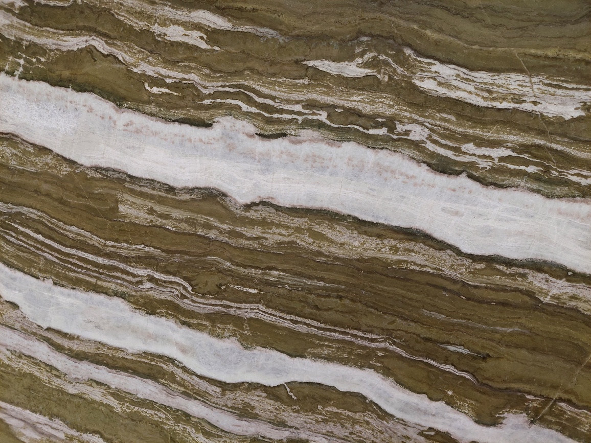 Tranche de QUARTZITE IRISH GREEN POLI finition Poli