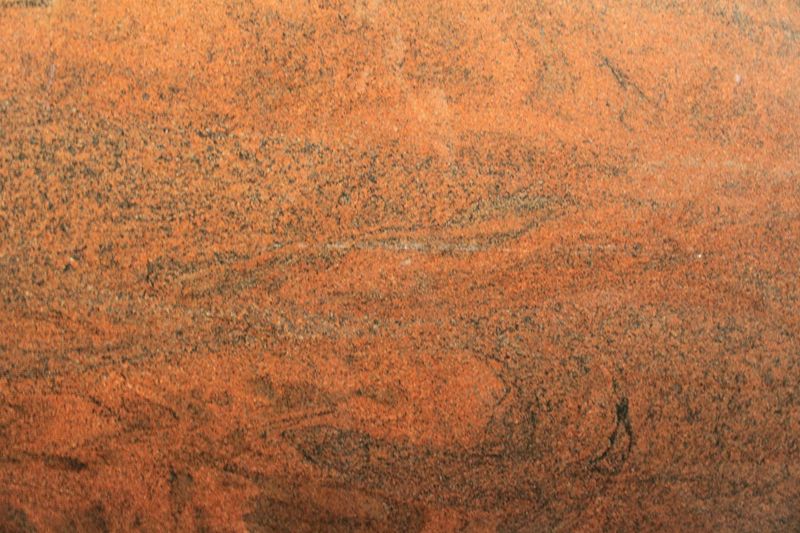 Tranche de GRANIT MULTICOLOR ROUGE POLI finition Poli