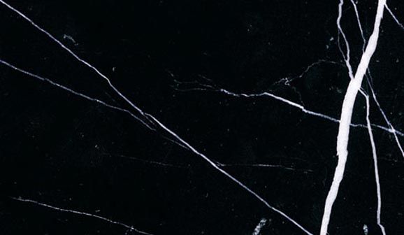 Tranche de MARBRE NOIR MARQUINA POLI finition Poli