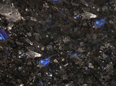 Tranche de GRANIT VOLGA BLUE EXTRA POLI finition Poli