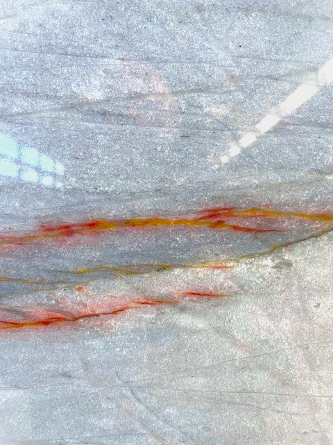 Tranche de QUARTZITE IJEN BLUE POLI finition Poli