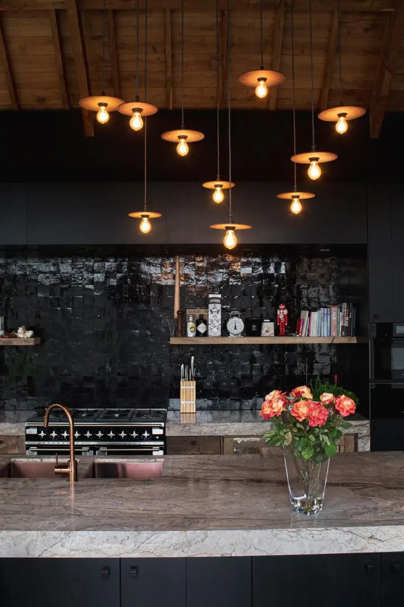 PLAN DE TRAVAIL DE CUISINE EN SILVER ROOTS